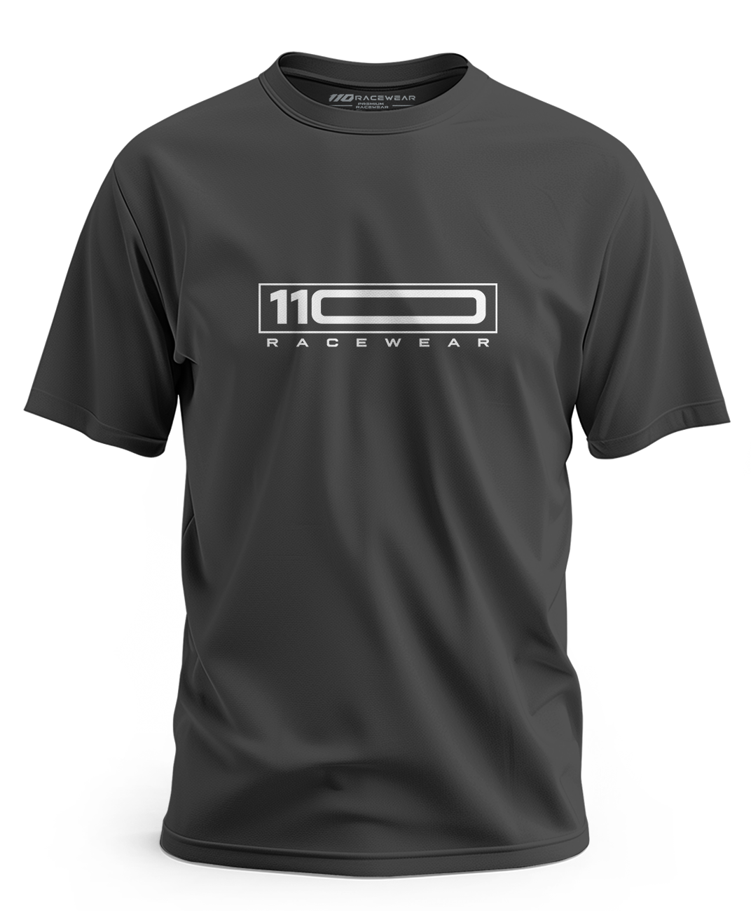 110 RACING // MOMENTUM TEE – ADULT SMOKE GREY