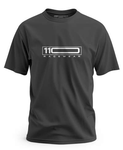 110 RACING // MOMENTUM TEE – ADULT SMOKE GREY
