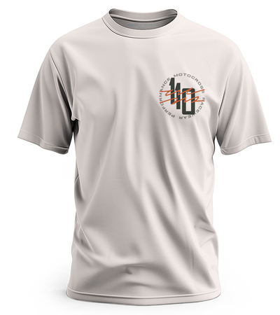 110 RACING // MOTO APEX TEE – ADULT STONE IVORY