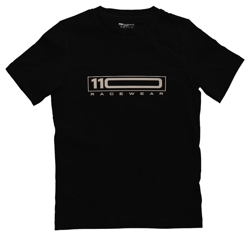 110 RACING // YOUTH  MOMENTUM TEE - CARBON