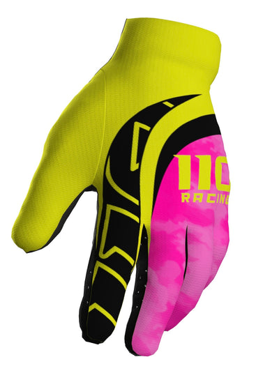 110 RACING // SE24 PRODIGY YOUTH GLOVE - PINK/YELLOW