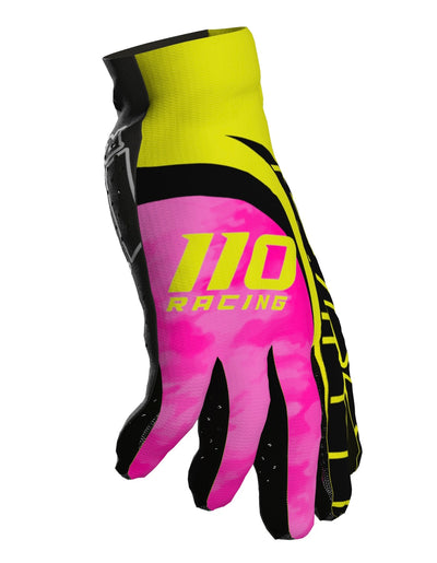 110 RACING // SE24 PRODIGY GLOVE - PINK/YELLOW