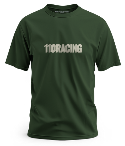 110 RACING // MDRN ELITE TEE - FOREST GREEN