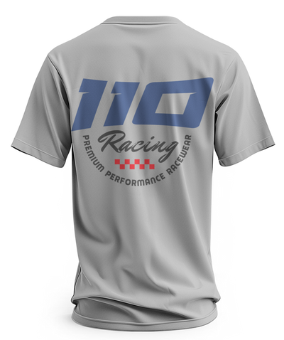 110 RACING // MDRN SPEED TEE - GREY