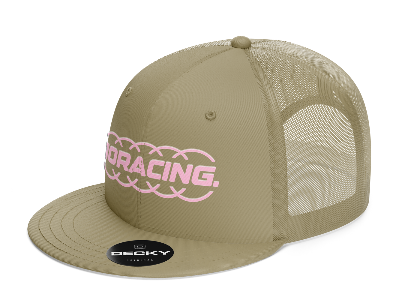 110 RACING // BLUE CLASSIC SNAPBACK HAT - TAN