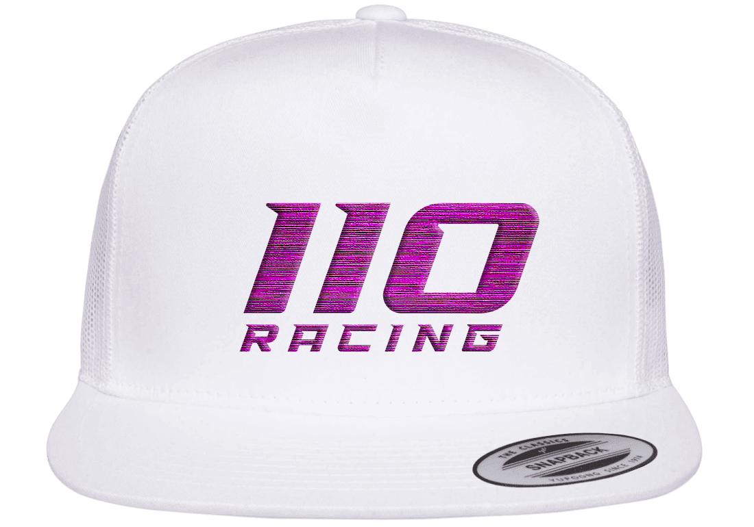 110 RACING // WHITE SIGNATURE HAT