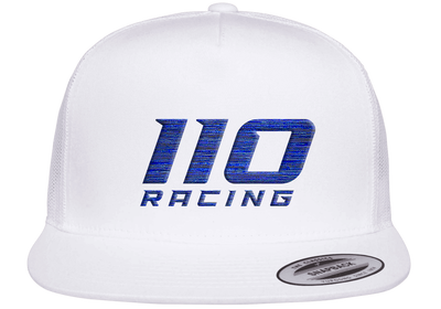 110 RACING // WHITE SIGNATURE HAT