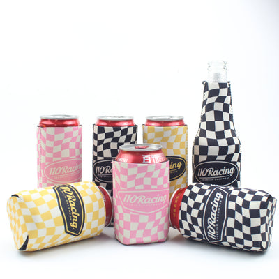 110 RACING // NEOPRENE CAN KOOZIE - YELLOW