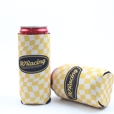 110 RACING // NEOPRENE CAN KOOZIE - YELLOW