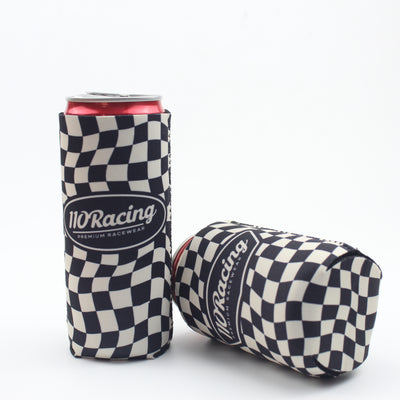110 RACING // NEOPRENE CAN/BOTTLE KOOZIE - BLACK