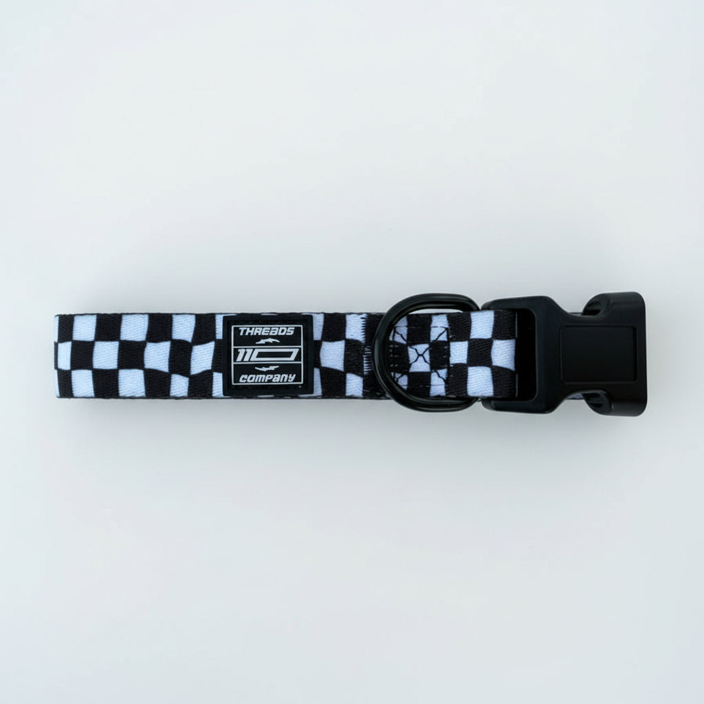 110 RACING // PERFORMANCE CHECKER DOG COLLAR