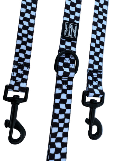 110 RACING // TRACKSIDE CHECKER DOG LEASH
