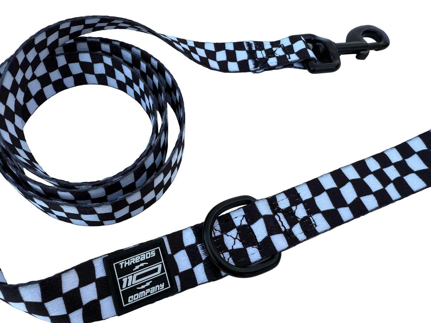 110 RACING // TRACKSIDE CHECKER DOG LEASH