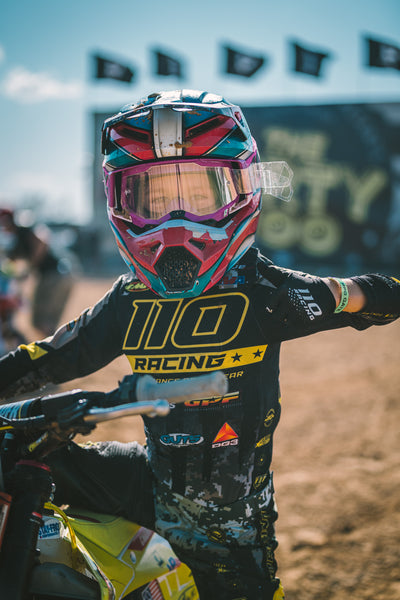 110 RACING // IN STOCK* YOUTH MILITARY SX24 PANT - ARMY