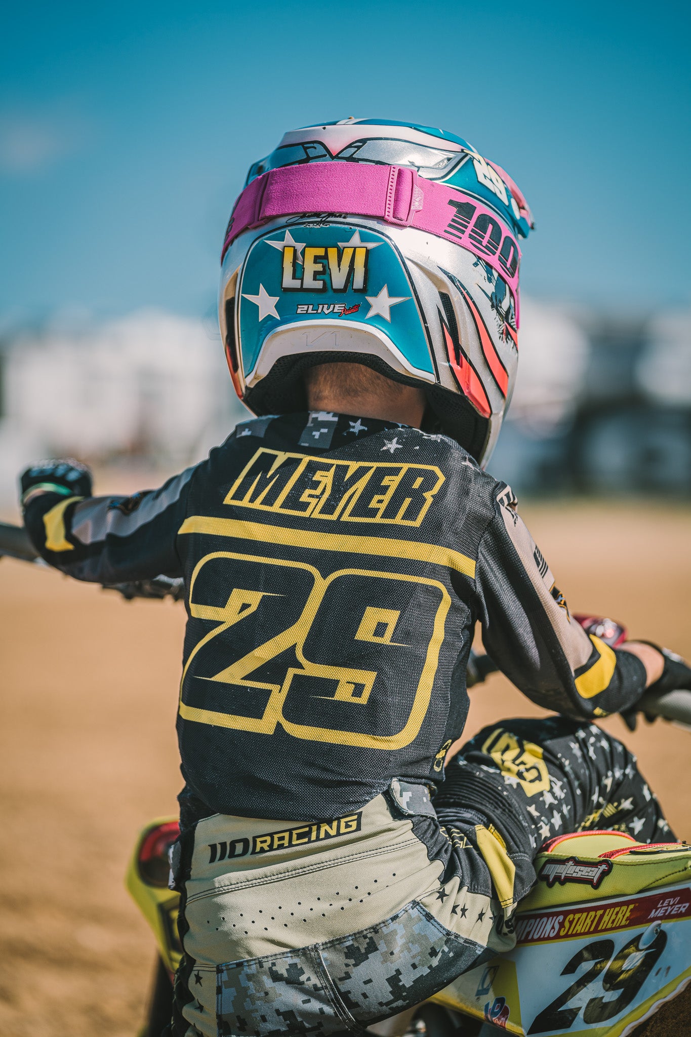 110 RACING // CUSTOM YOUTH MILITARY SX24 - ARMY