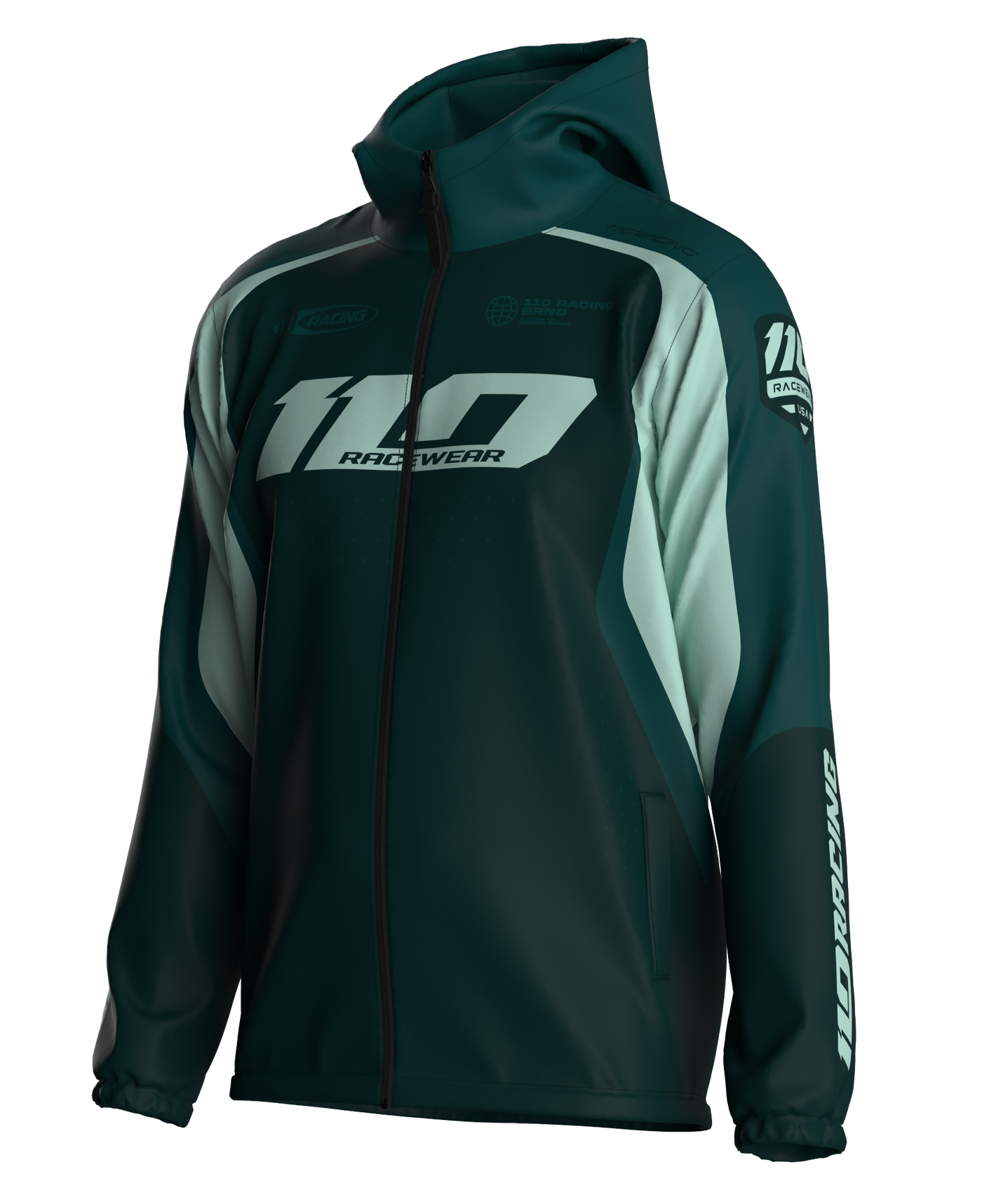 110 RACING // SUMMIT JACKET - SEAFOAM