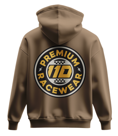 110 RACING // CLASSIC HOODIE YOUTH - BOWN/KHAKI