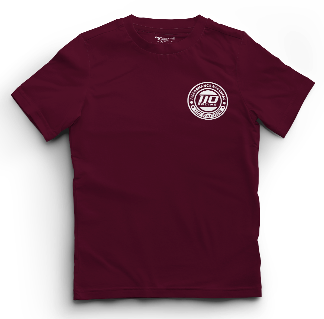 110 RACING // CLASSIC 24' TEE YOUTH - MAROON