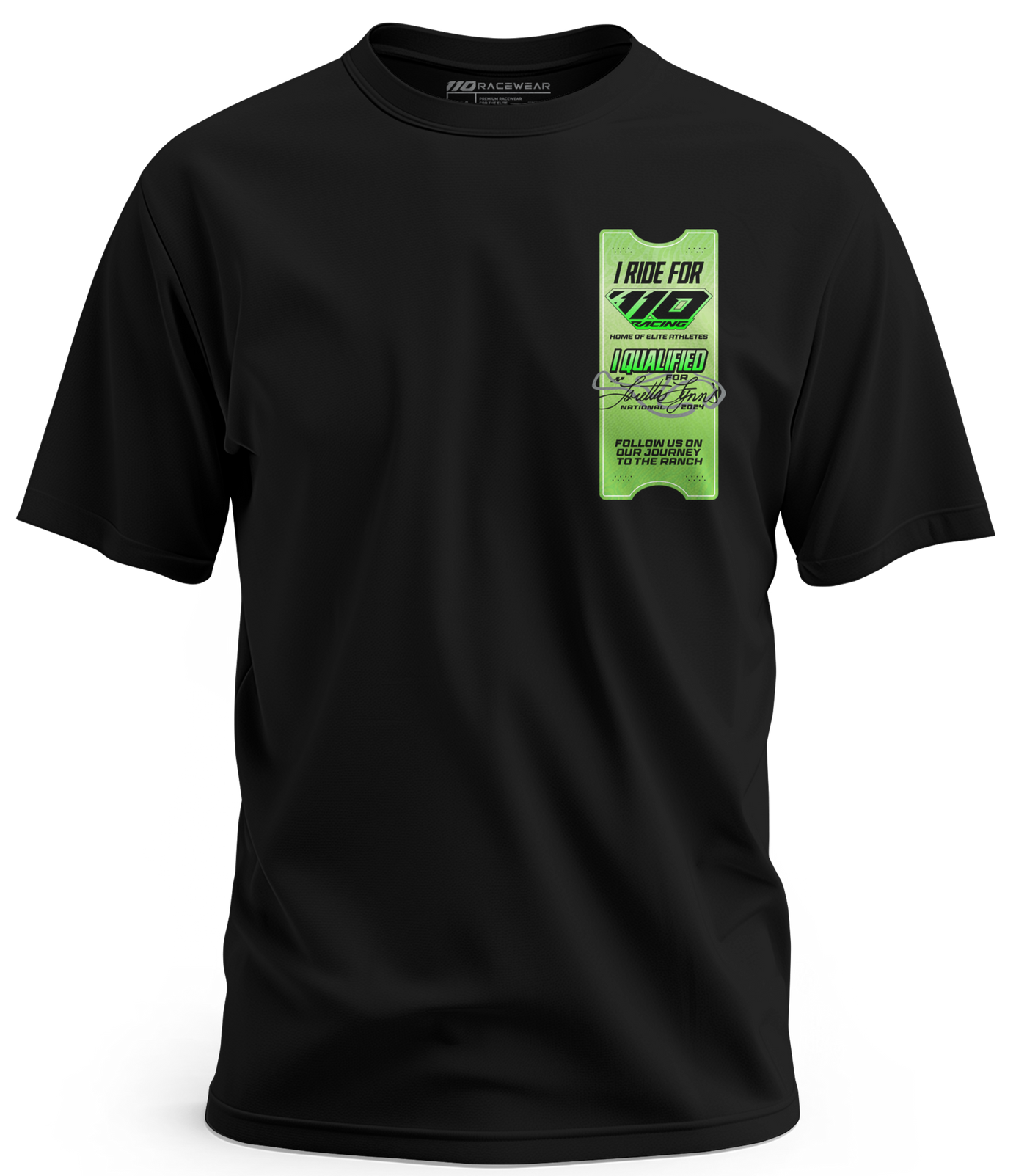110 RACING // LL24 TICKET TEE ADULT
