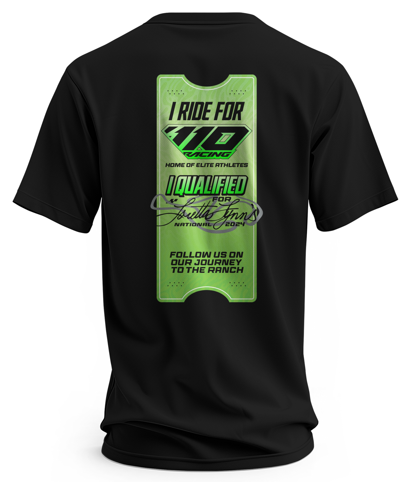 110 RACING // LL24 TICKET TEE ADULT