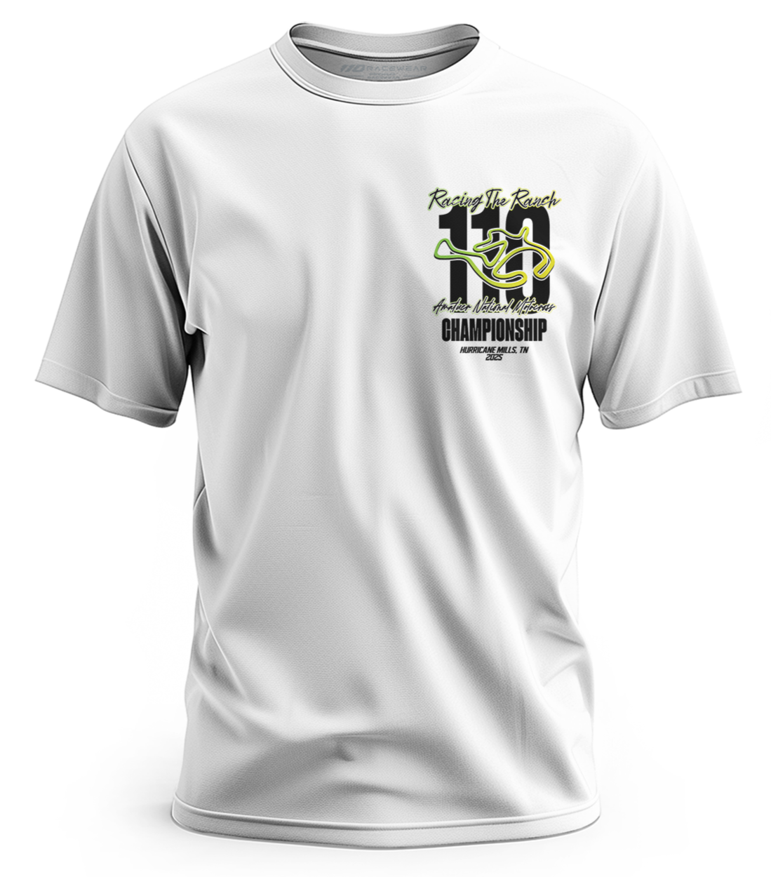 110 RACING // LL25 STAPLE TEE - WHITE