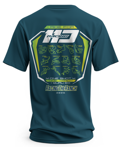 110 RACING // LL25 I QUALIFIED TRACK TEE ADULT