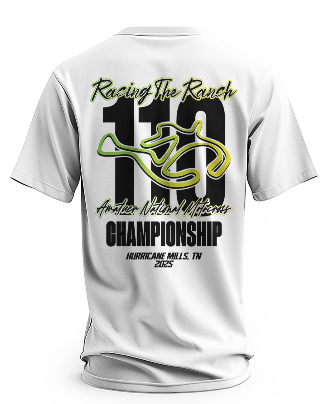 110 RACING // LL25 STAPLE TEE - WHITE