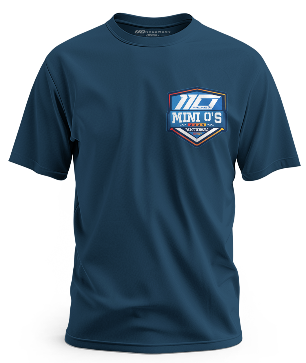 110 RACING // MINI O'S 2024 TEE TEAL - ADULT