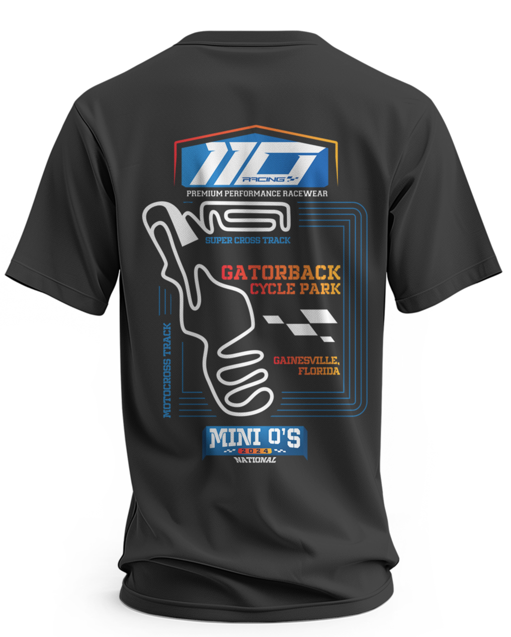 110 RACING // MINI O'S 2024 TEE SMOKE - ADULT