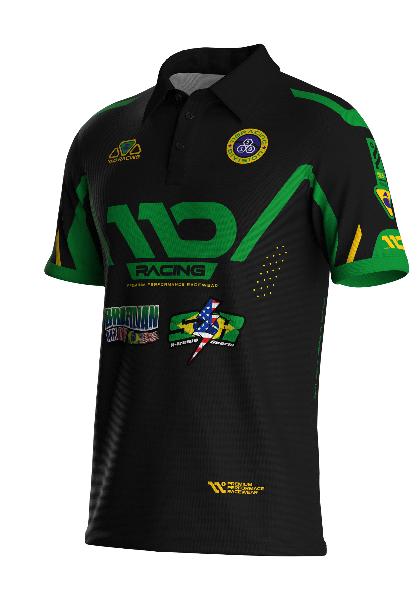 110 RACING // BRAZIL COLLAB PERFORMANCE POLO