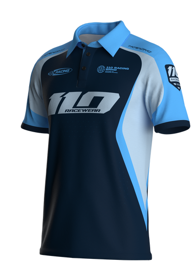 110 RACING // SUMMIT PERFORMANCE POLO - ALPINE NAVY