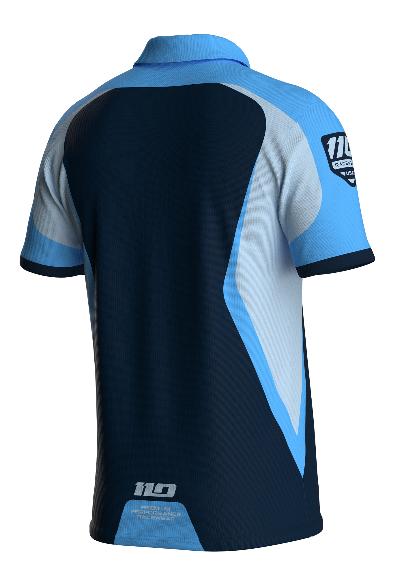 110 RACING // SUMMIT PERFORMANCE POLO - ALPINE NAVY