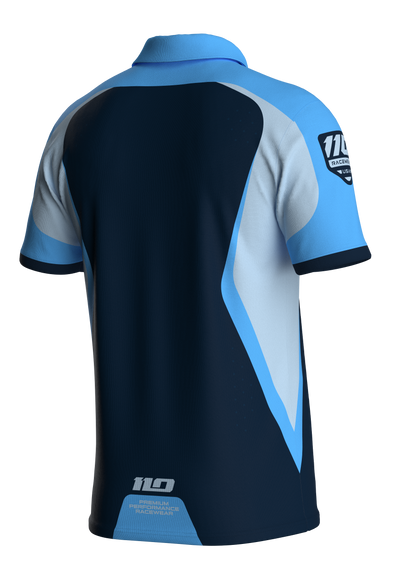 110 RACING // SUMMIT PERFORMANCE POLO - ALPINE NAVY