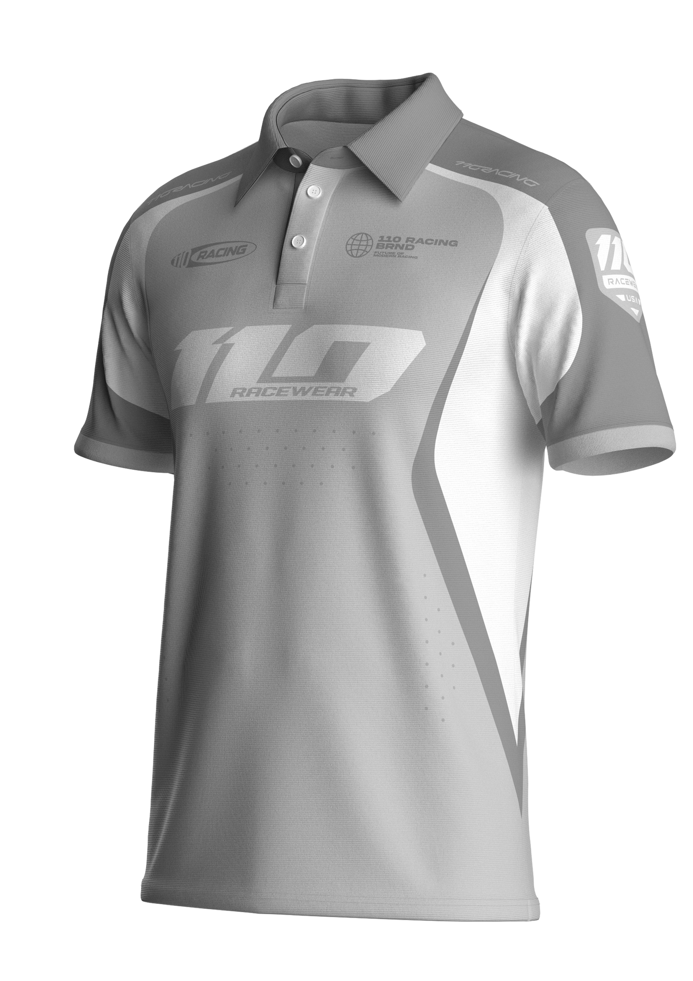 110 RACING // SUMMIT PERFORMANCE POLO - PURE