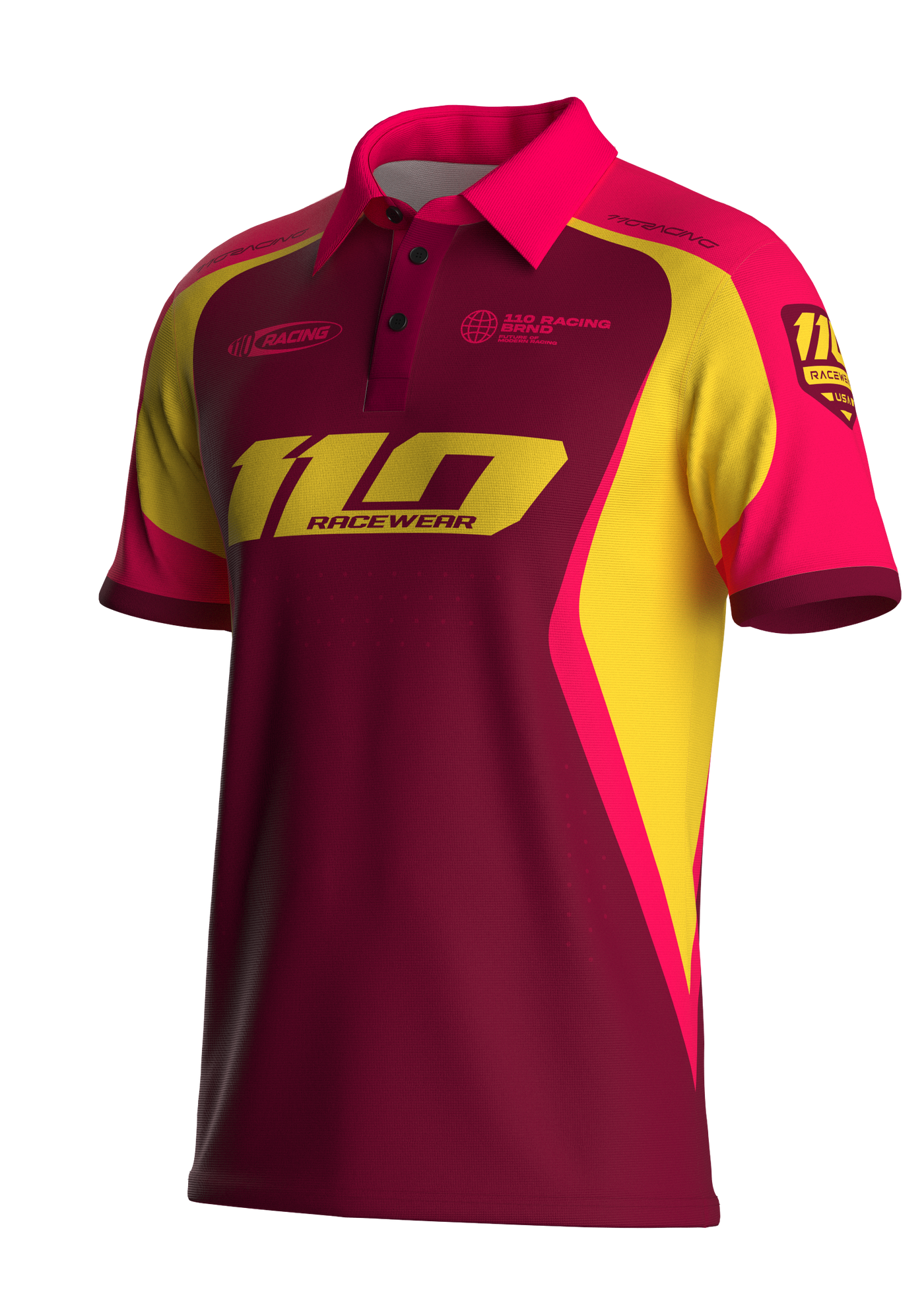110 RACING // SUMMIT PERFORMANCE POLO - SUNSET PEAK