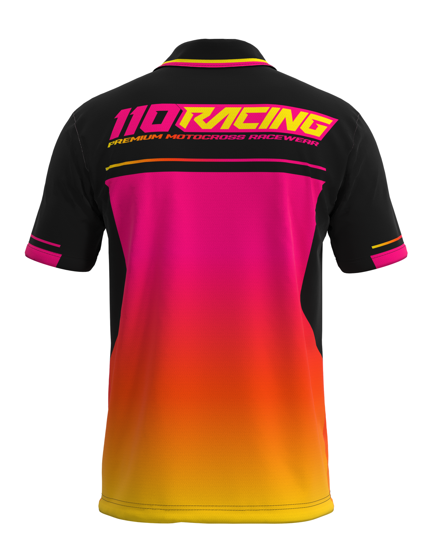 110 RACING // CUSTOM PIT POLO - SUNSET – 110Racing