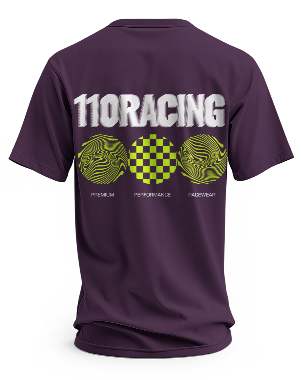 110 RACING // MDRN ELITE TEE - PLUM
