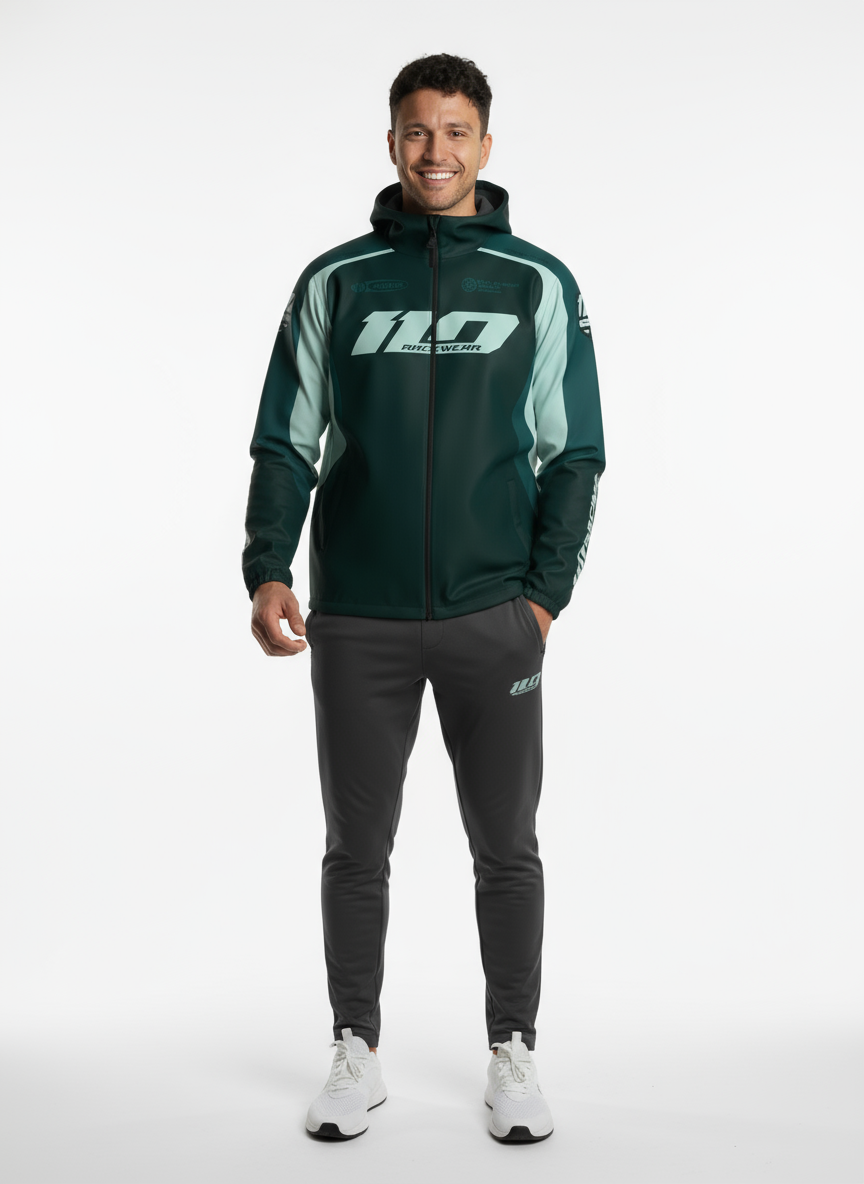 110 RACING // SUMMIT JACKET - SEAFOAM