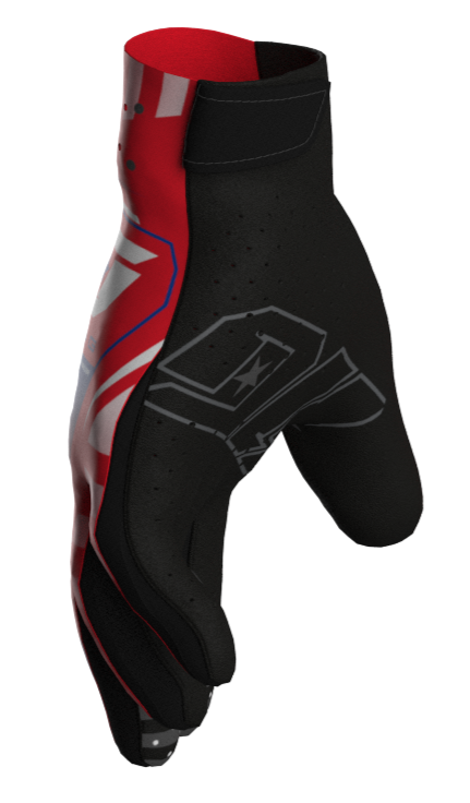 110 RACING // PR26 REDBUD FREEDOM YOUTH GLOVE - RED