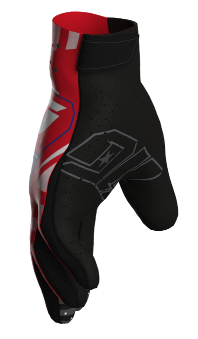 110 RACING // PR26 REDBUD FREEDOM YOUTH GLOVE - RED