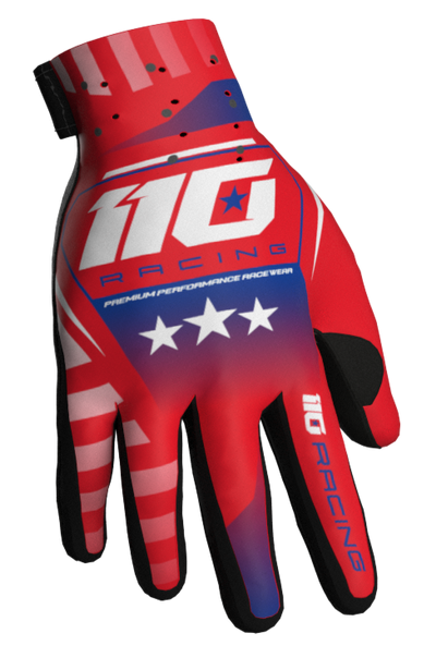 110 RACING // PR26 REDBUD FREEDOM YOUTH GLOVE - RED
