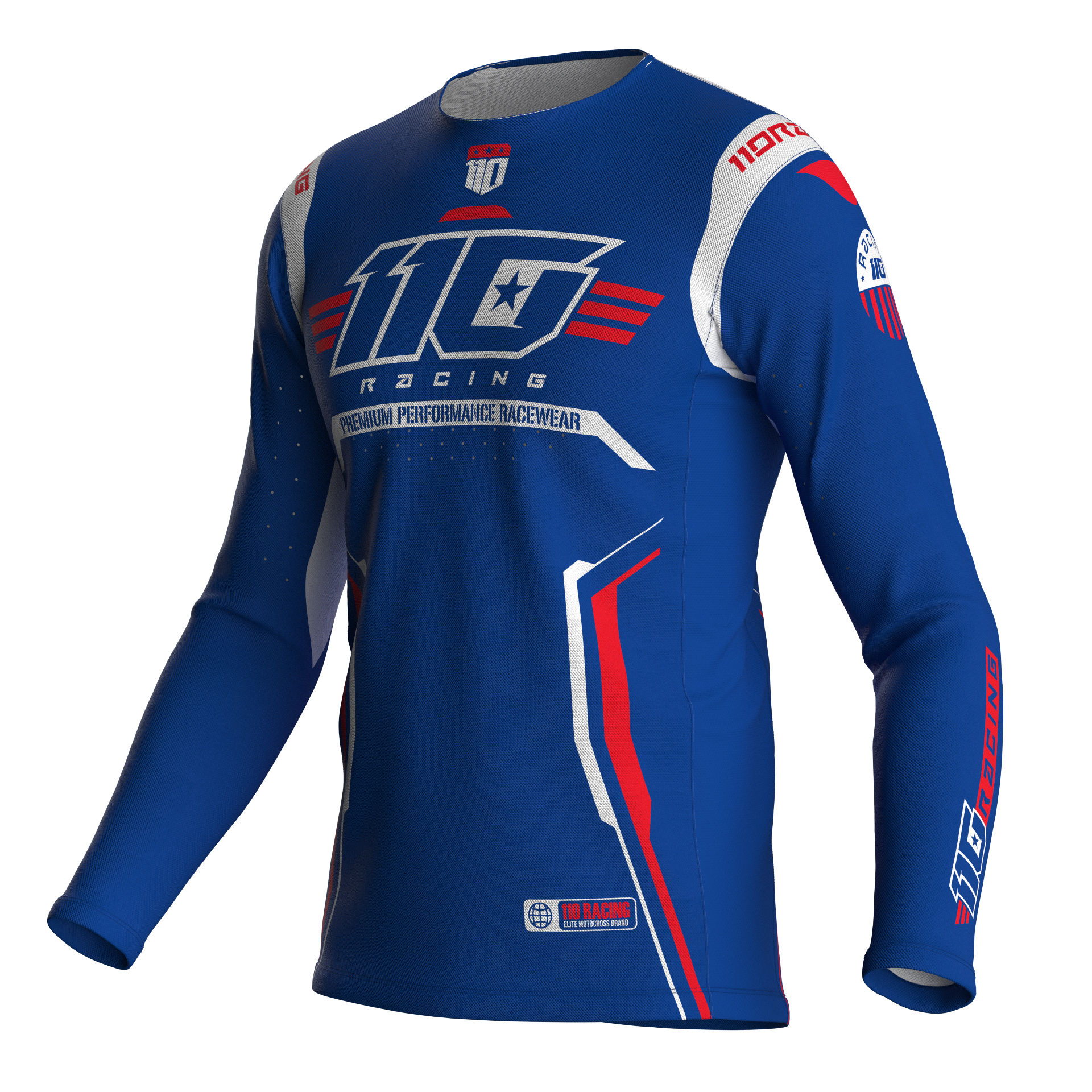 110 RACING // AMERICA 250 x REDBUD YOUTH JERSEY - BLUE – 110Racing