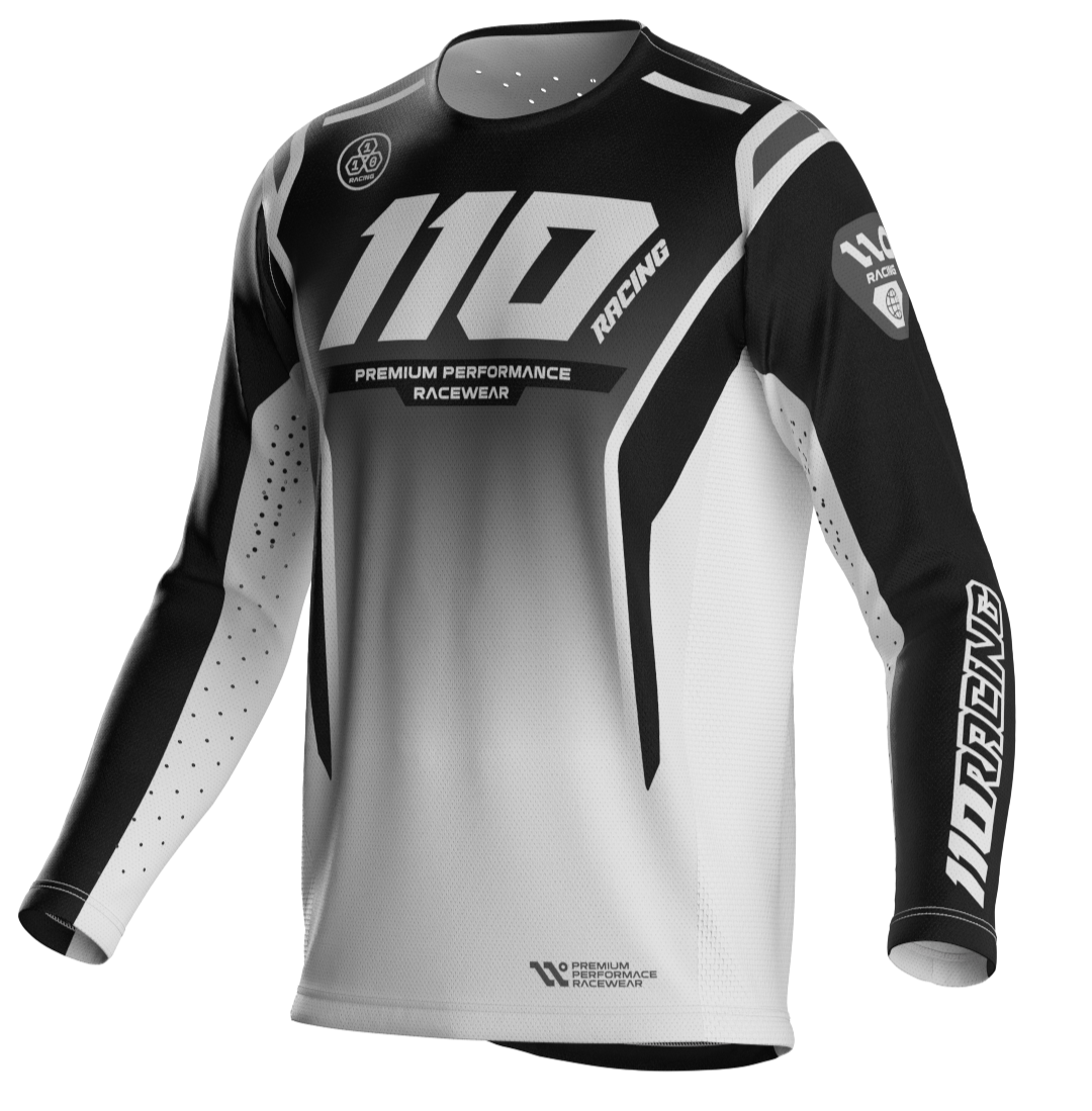 110 RACING // ELEVATED 25' SPRING 2.0 JERSEY - GRAPHITE