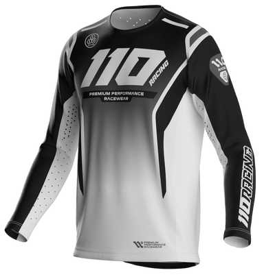 110 RACING // ELEVATED 25' SPRING 2.0 JERSEY - GRAPHITE