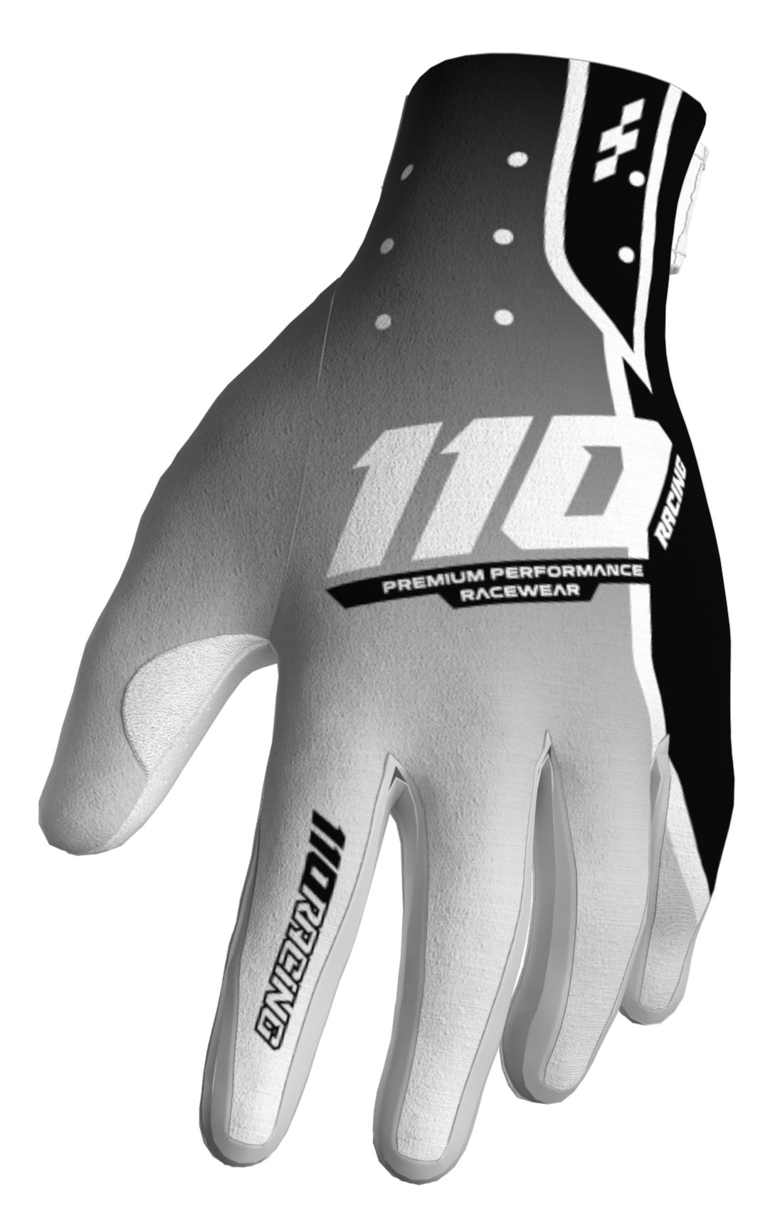110 RACING // ELEVATED SPRING 25' 2.0 YOUTH GLOVE - GRAPHITE