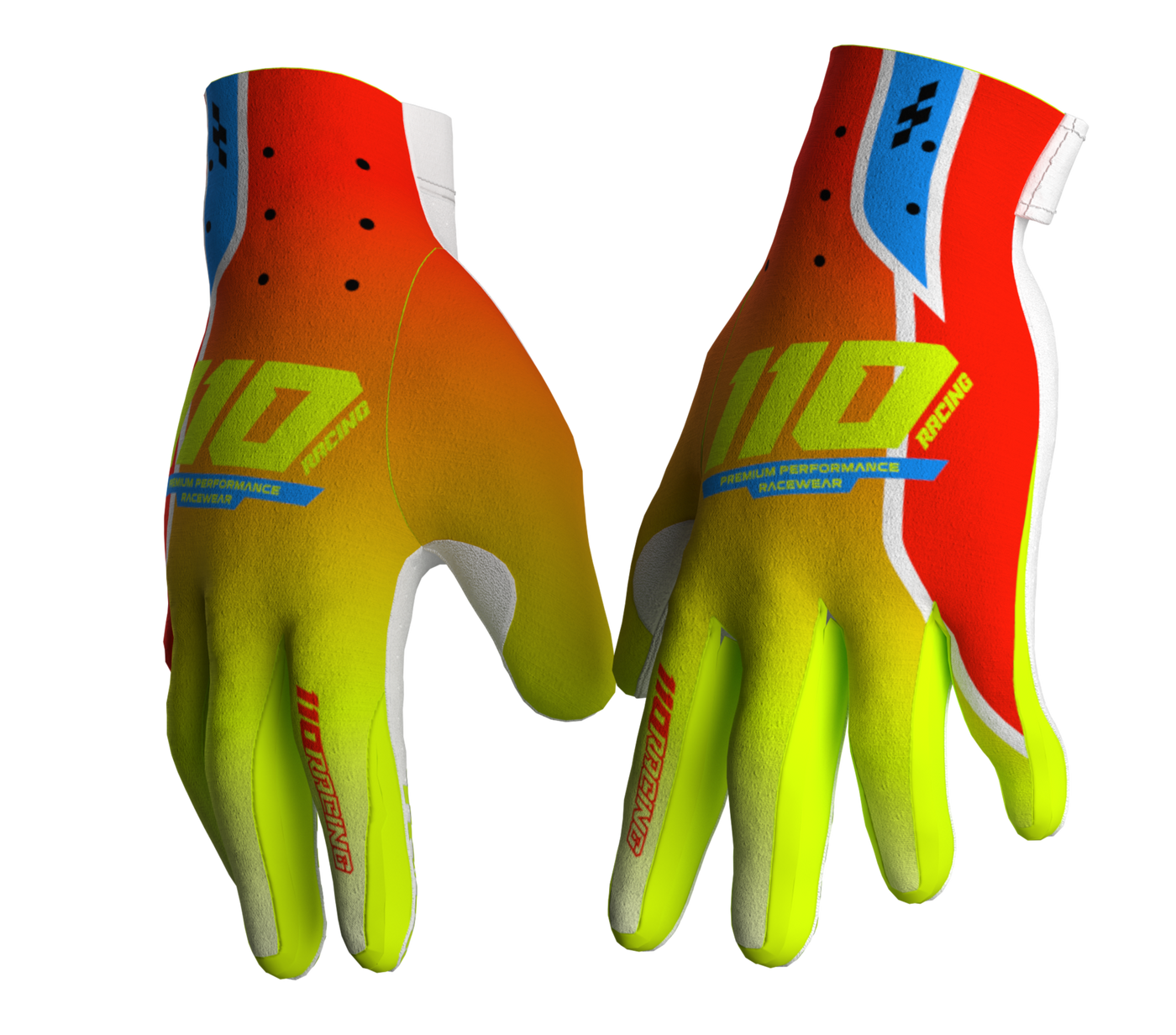 110 RACING // ELEVATED SPRING 25' 2.0 YOUTH GLOVE - SPRING RED