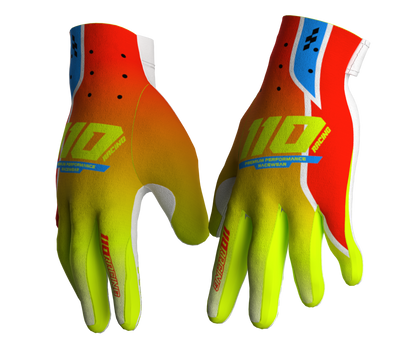 110 RACING // ELEVATED SPRING 25' 2.0 YOUTH GLOVE - SPRING RED