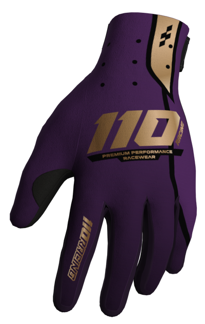 110 RACING // ELEVATED SPRING 25' 2.0 YOUTH GLOVE - PLUM