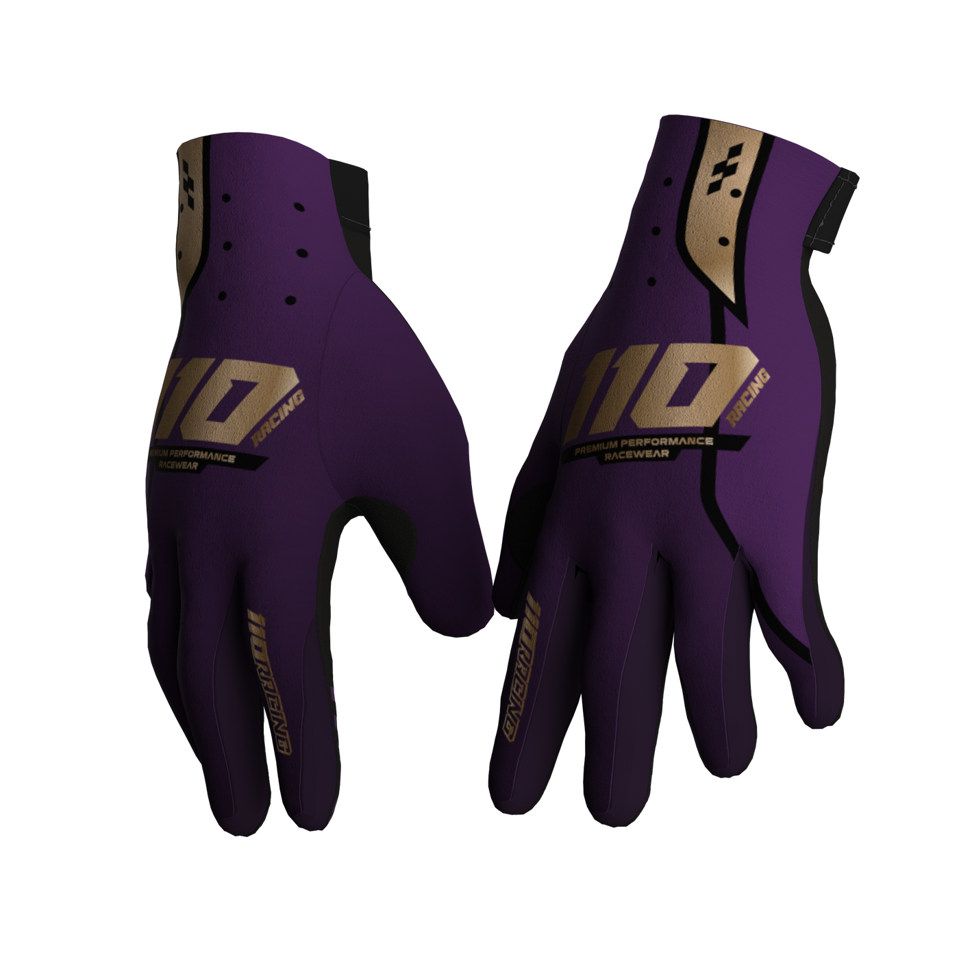 110 RACING // ELEVATED SPRING 25' 2.0 YOUTH GLOVE - PLUM