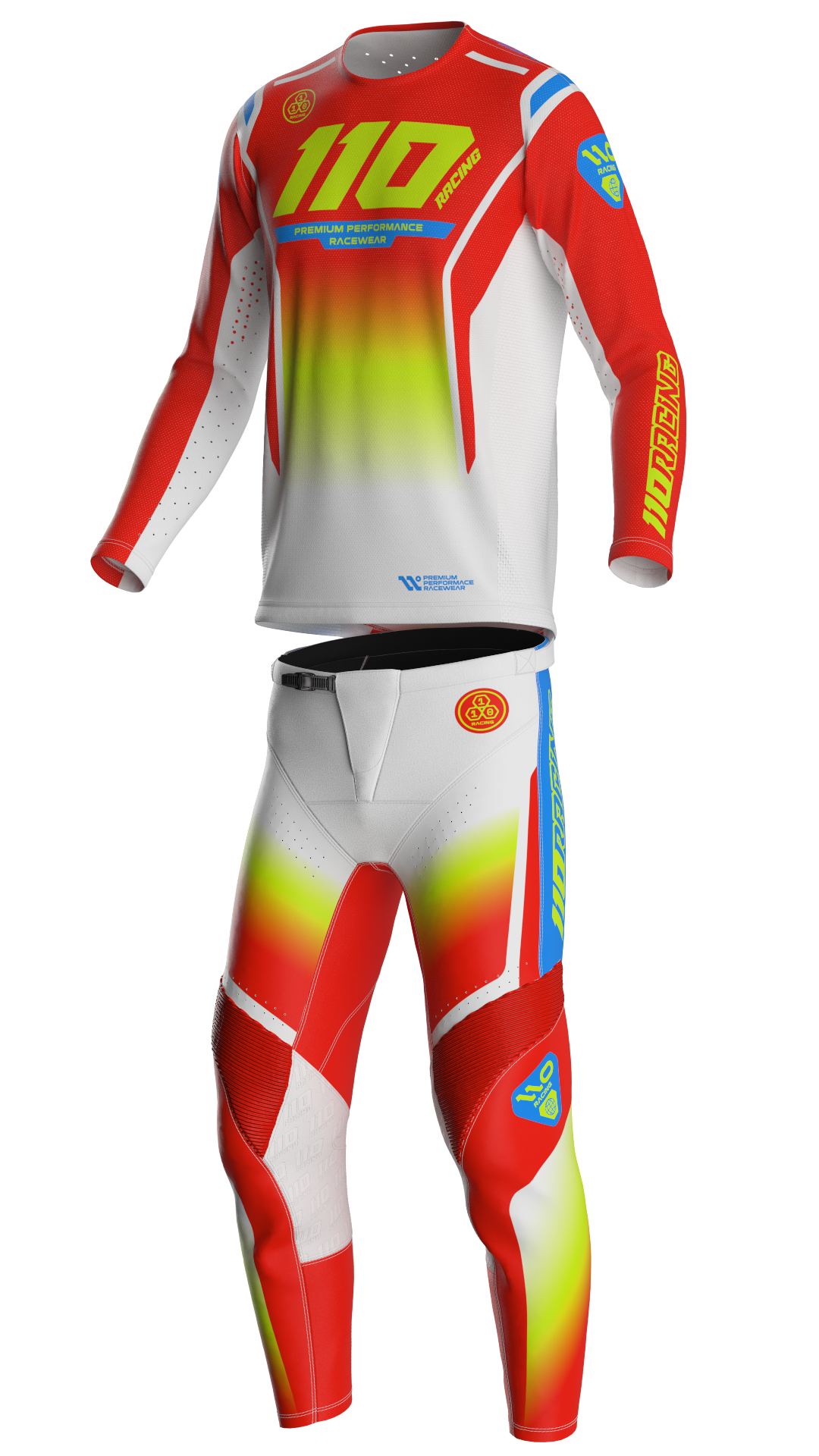 110 RACING // ELEVATED SPRING 25' 2.0 PANT - SPRING RED